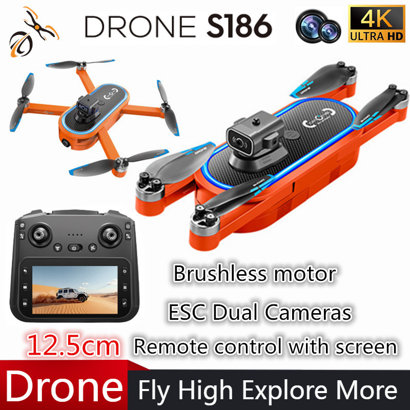 Drone Gimbal Brushless - 2025 S186 Drone Professional 4K HD