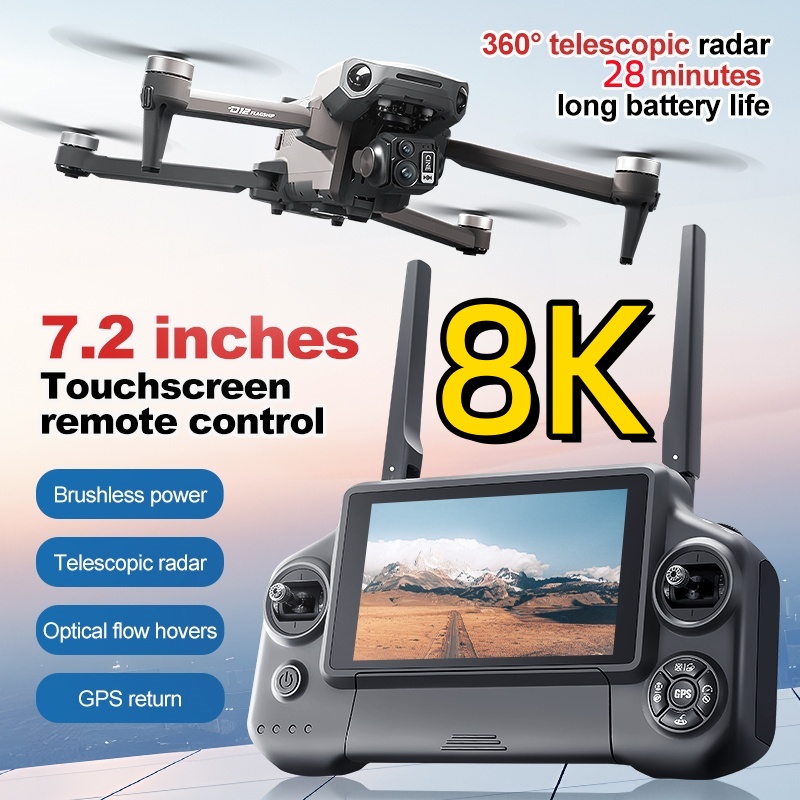 8K 3 Axis Gimbal Brushless 7.2 - Drone Gimbal 3 Axis recension och pris