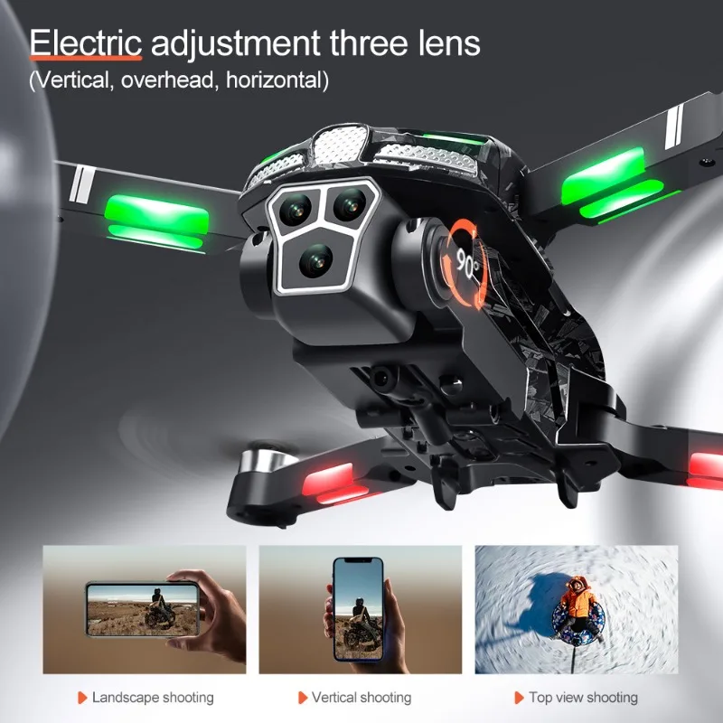 New V186 Pro Drone Professiona - Drone Gimbal Brushless recension och pris