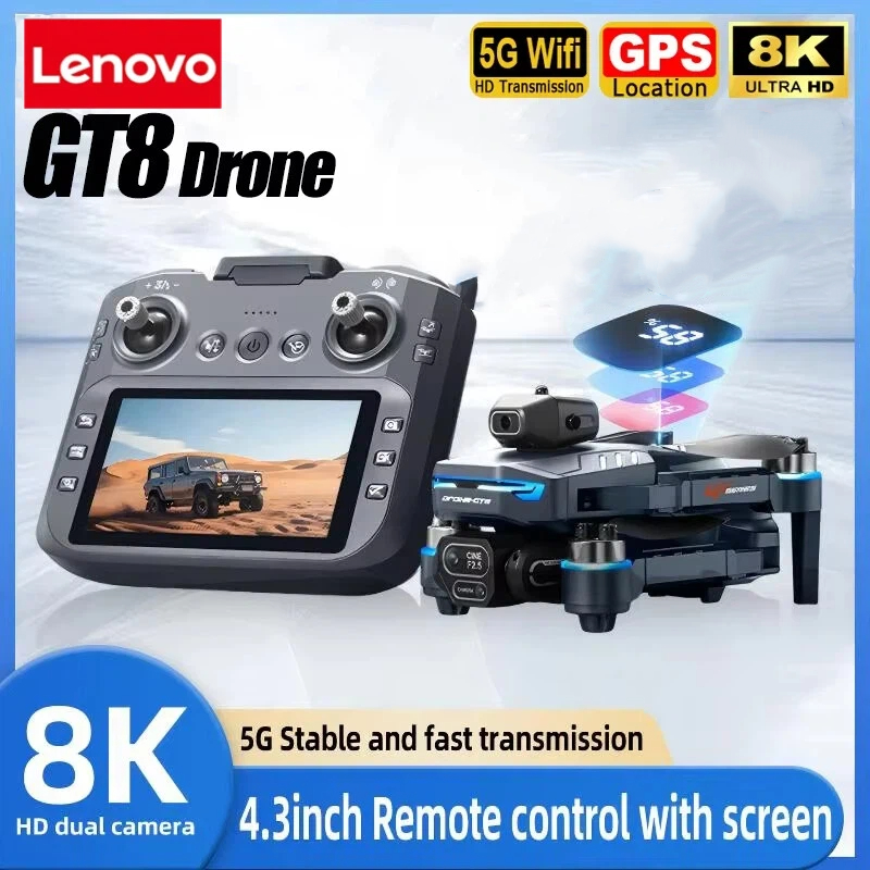 Lenovo GT8 8K Drone Profession - Drone Gimbal 2 Axis recension och pris