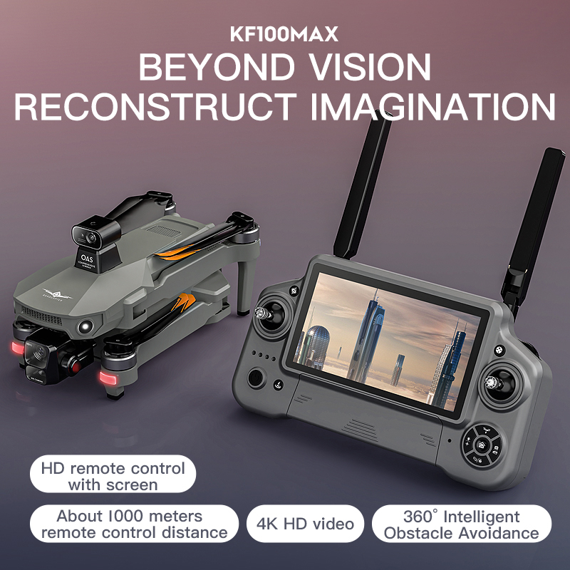 KF100 MAX GPS Drone 4K Camera  - Drone Gimbal Brushless recension och pris