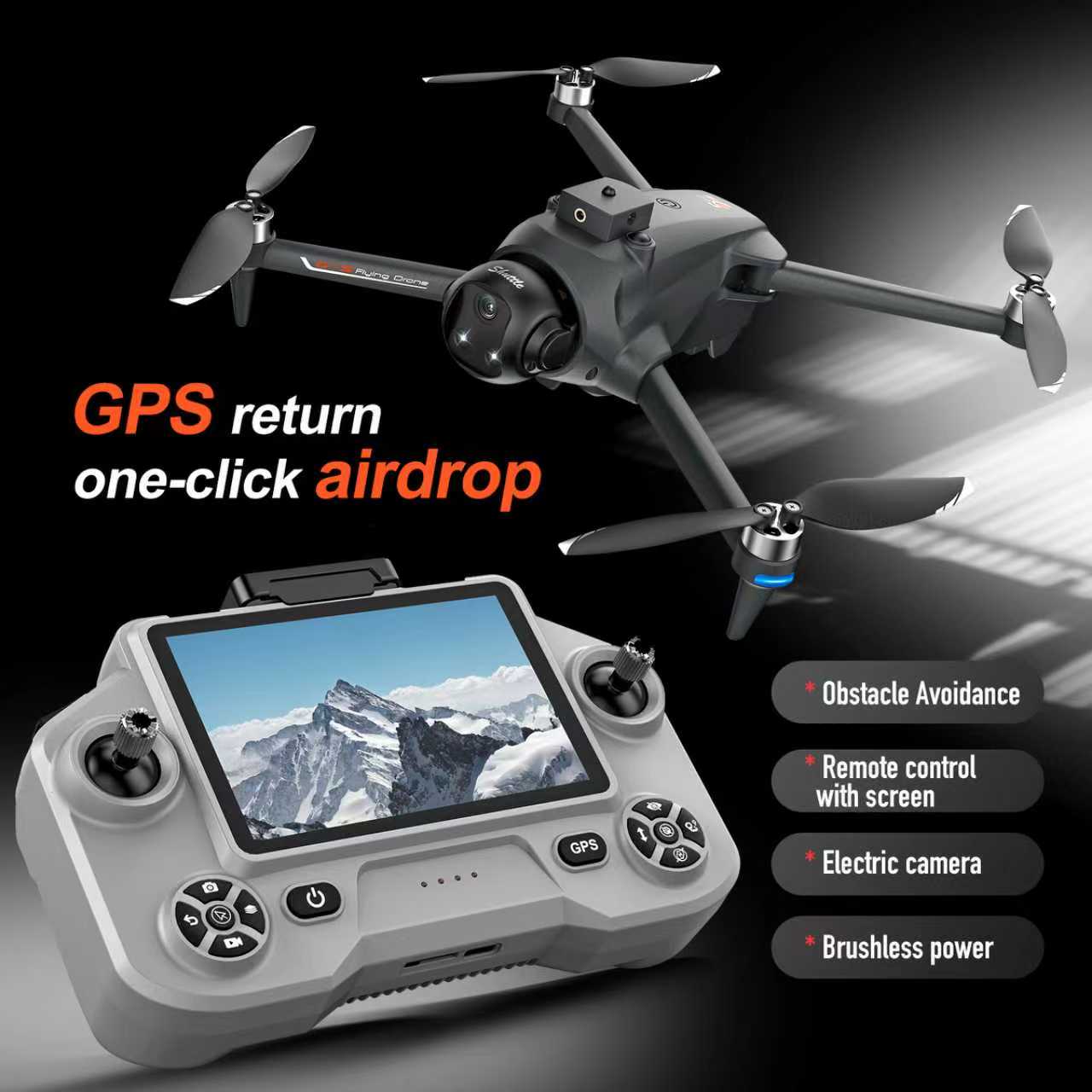 YL059 FPV GPS Quadcopter Drone - Drone Gimbal 2 Axis recension och pris