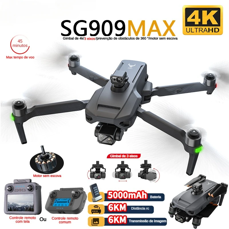 ZLL SG909 SG909MAX Professiona - Drone Gimbal Brushless recension och pris