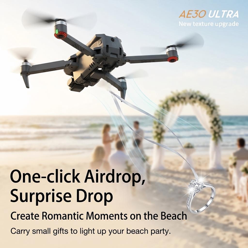 NEW AE30 Ultra GPS Drone 4K Pr - Drone Gimbal 3 Axis recension och pris